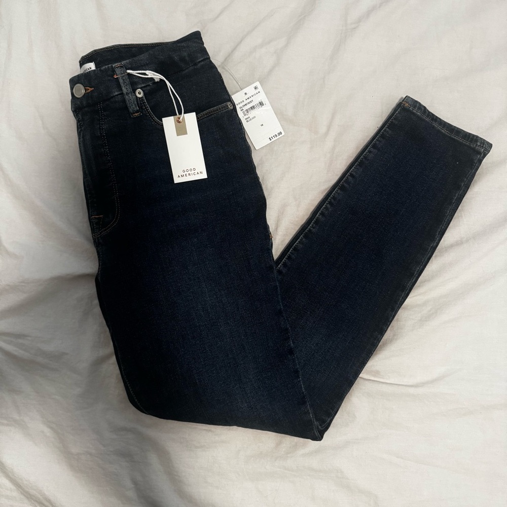 Good American Midnight Blue Skinny Jeans